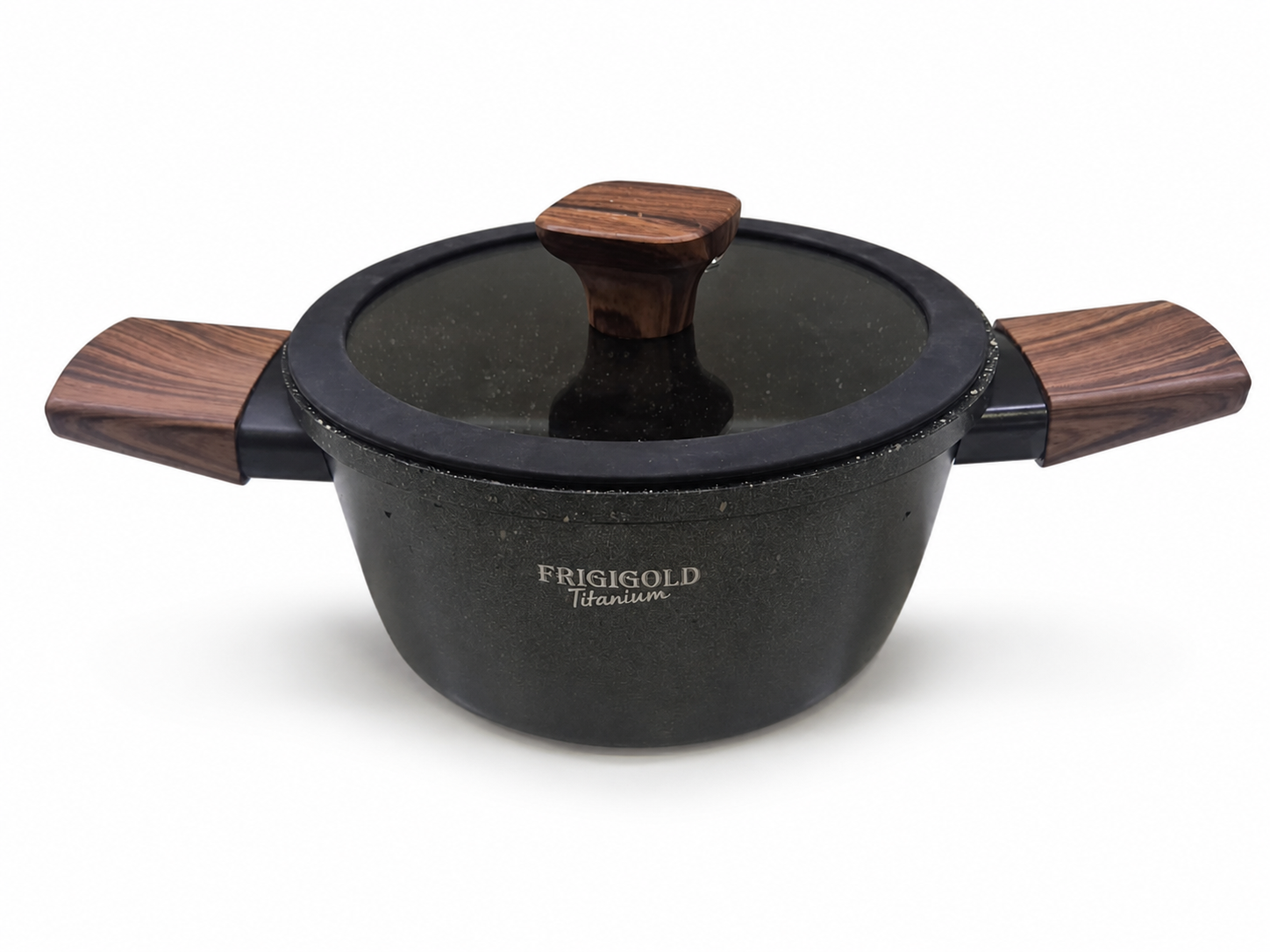 Panela Frigigold Titanium de 18 centímetros com tampa