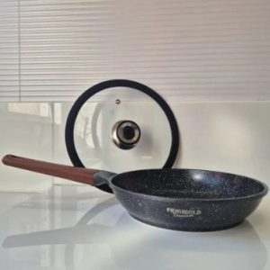 Frigideira Antiaderente Frigigold Titanium 24 cm 2L com Tampa e Indução - Frigigold Titanium