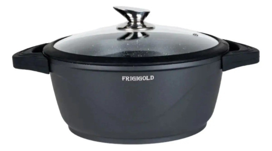 Panela Antiaderente Frigigold Titanium 28 cm 6L com Tampa e Indução - Frigigold Titanium