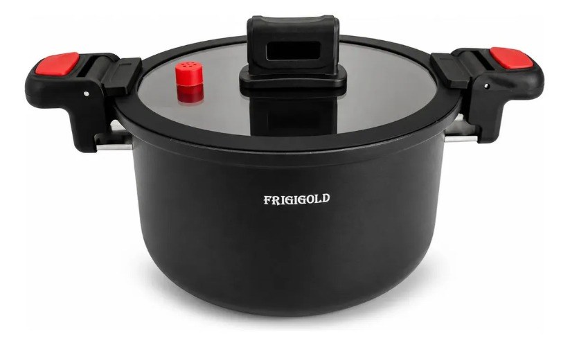 Panela de Cozimento Rápido Frigigold Titanium 4,5L com Tampa e Indução - Frigigold Titanium