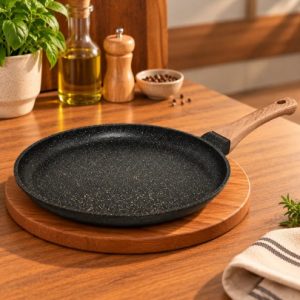 Frigideira Tapioqueira Omeleteira Frigigold Titanium 24cm para Indução