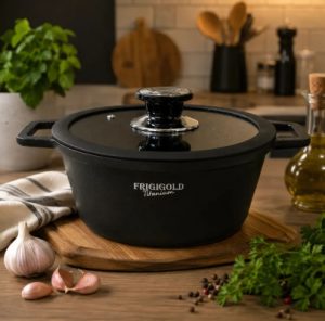 Panela Titânio Frigigold 24cm 3,75l Antiaderente Sem Óleo